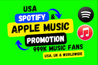 usa spotify music promotion, spotify track promotion, viral spotify music