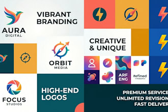 professional logo design brand identity for your startup