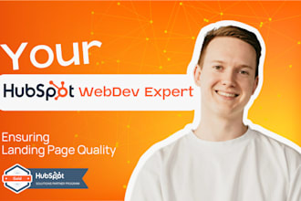 design and build a hubspot landing page that converts