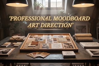 design moodboard art direction creative design boards visual style guide