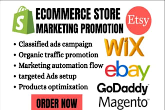 boost shopify sales, shopify promotion, shopify marketing, ecommerce marketing