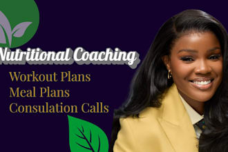create a custom diet nutrition meal plan for you