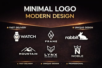 design a professional modern minimalist logo
