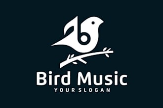 design  professional and unique music logo design