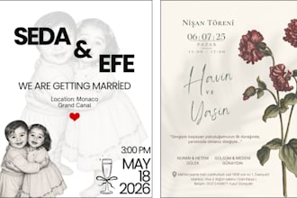 special day invitation design