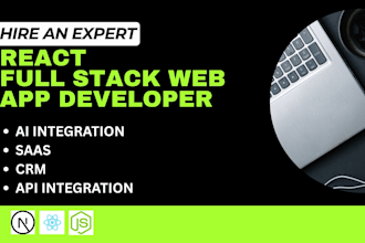 be your expert full stack next js react js developer for website development