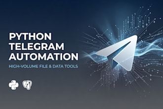 build a telegram automation tool or file manager in python
