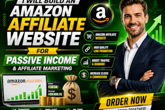 build amazon affiliate website for passive income and affiliate marketing
