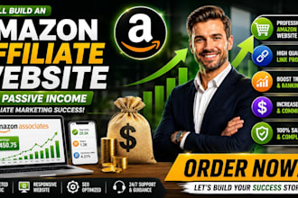build amazon affiliate website for passive income and affiliate marketing