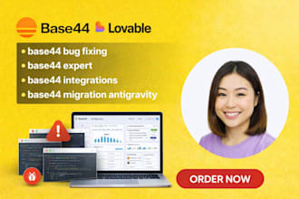 base44 expert base44 bug fixing base44 integrations base44 migration web develop