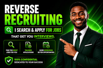 reverse recruit and apply for jobs, job search, job application job app job hunt
