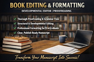 do book editing and formatting, development book editor proofreading