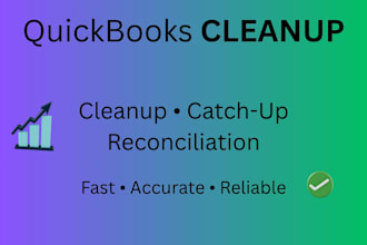 clean up and catch up your quickbooks online books