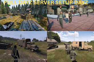 setup custom dayz server maps, loot system, base building and mods