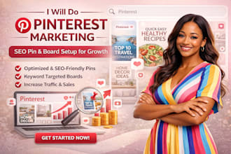 pinterest marketing SEO pin and board setup for growth
