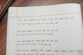 neatly write your study materials and notes