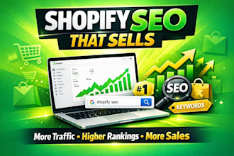 improve shopify SEO, google rankings, keyword research and boost organic traffic