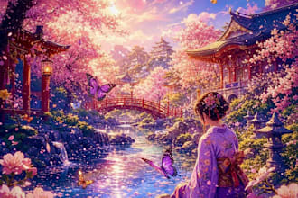 create unique anime fantasy artwork for your project