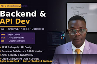 build a scalable rest API or graphql backend with nodejs