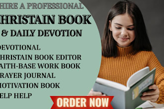 professionally design christian devotionals, journals, planners, and prayer book