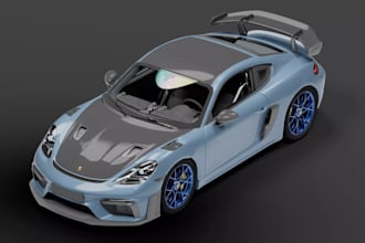 design widebody kit,custom car part,car model with interior for game or 3d print