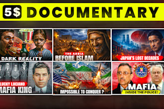 design documentary youtube thumbnails