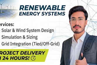 design and simulate solar pv and wind energy systems