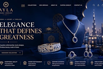 design jewelry website jewelry shopify store  jewelry shopify necklace website