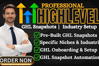 build gohighlevel snapshots ghl custom niche and highlevel industry setup