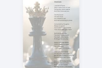 turn your thoughts and emotions into custom poetry