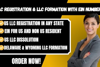 do USA llc registration llc formation with ein for US and non US residents