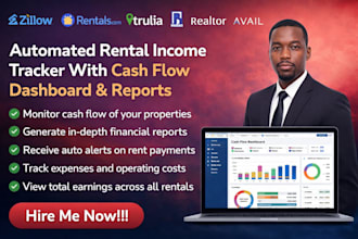 build automated rental income tracker with cash flow dashboard and reports