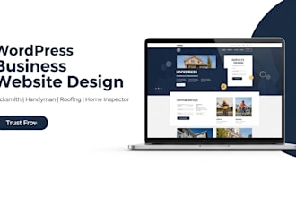 design locksmith, handyman, roofing and home inspector wordpress website