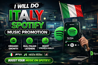 do italian spotify music promotion