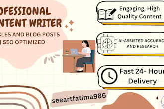 do professional content writing and article writing using ai