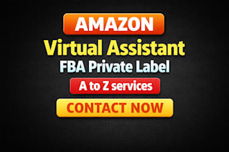 be your amazon fba , fbm VA for australia USA UK and canada