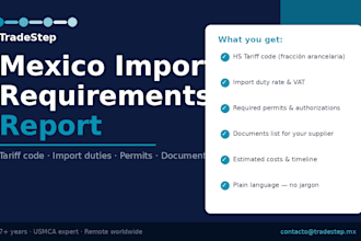 do mexico import requirements report