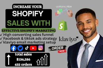 boost shopify sales with targeted facebook, ig and tiktok ads sales funnel