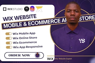 build wix website wix mobile app wix ecommerce store website for ios and android