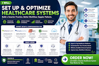 set up healthcare systems athenahealth simplepractice nextgen drchrono CRM