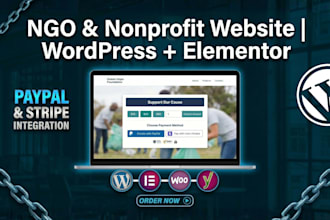 build a nonprofit and ngo website on wordpress