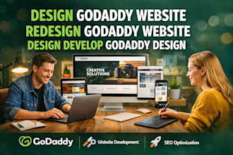 design godaddy website redesign godaddy website design develop godaddy design