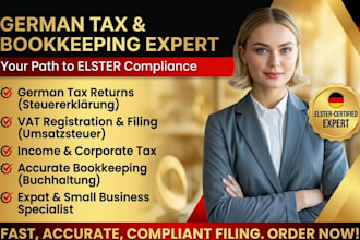 do german tax, german vat, income tax, corporate tax, bookkeeping, tax return