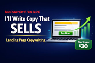 write high converting landing page copy that boosts sales and conversions
