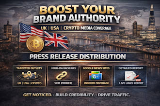 crypto press release distribution UK press release USA press release