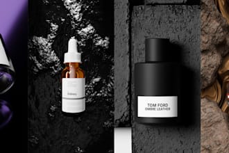 create realistic 3d perfume and cosmetic product renders
