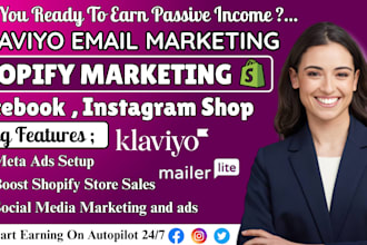 setup flodesk, klaviyo, mailerlite email marketing to boost shopify sales