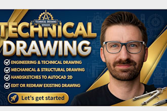 2d engineering drawing mechanical drawing technical drawing in solidwork autocad