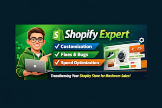 shopify store customization and fixes as an expert