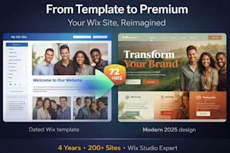 design wix redesign your wix website with modern 2025 trends brand optimization